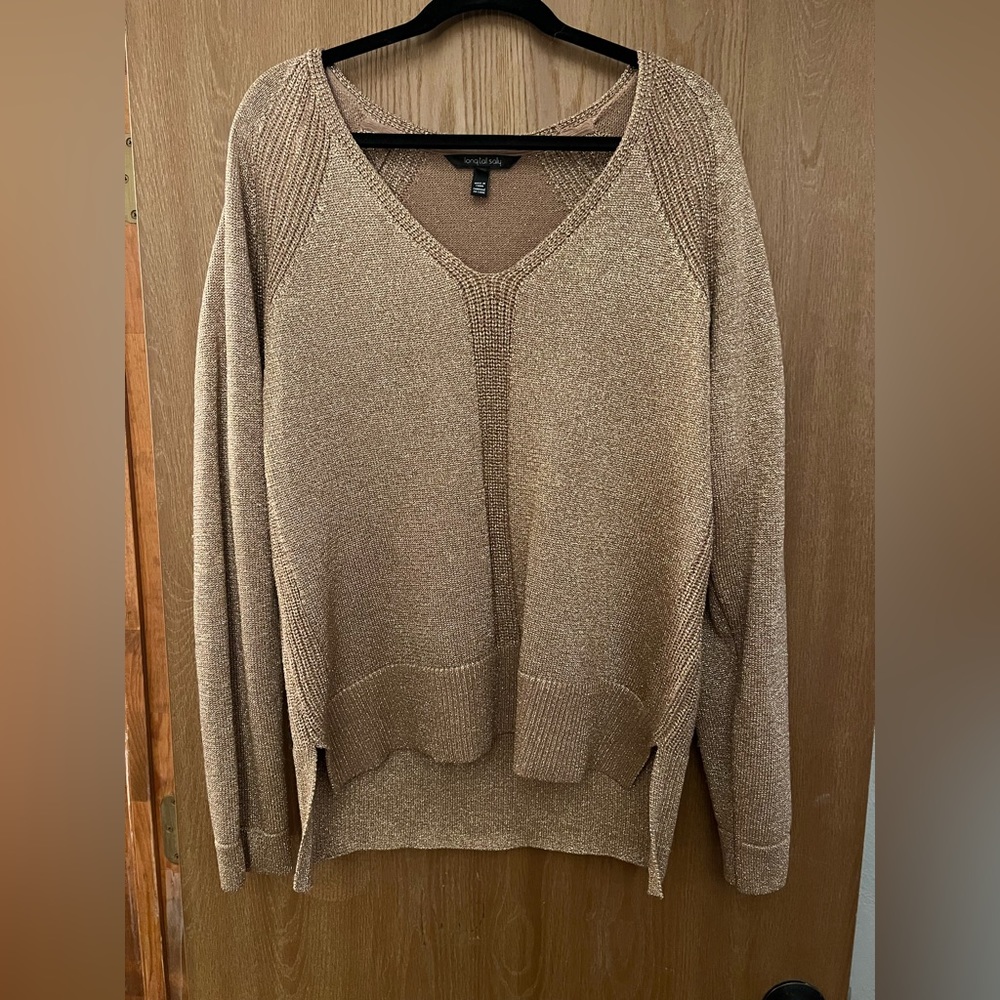 Long Tall Sally Gold sweater